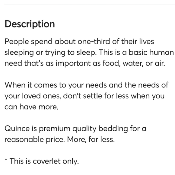 Quince Organic Cotton Channel Matelasse Coverlet - undyed - Picture 8 of 12